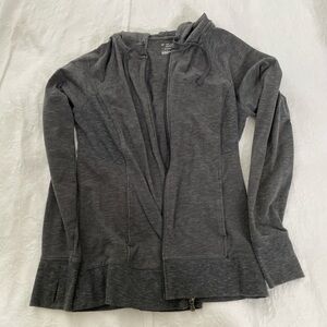 Tek Gear Charcoal Zip-Up Cardigan